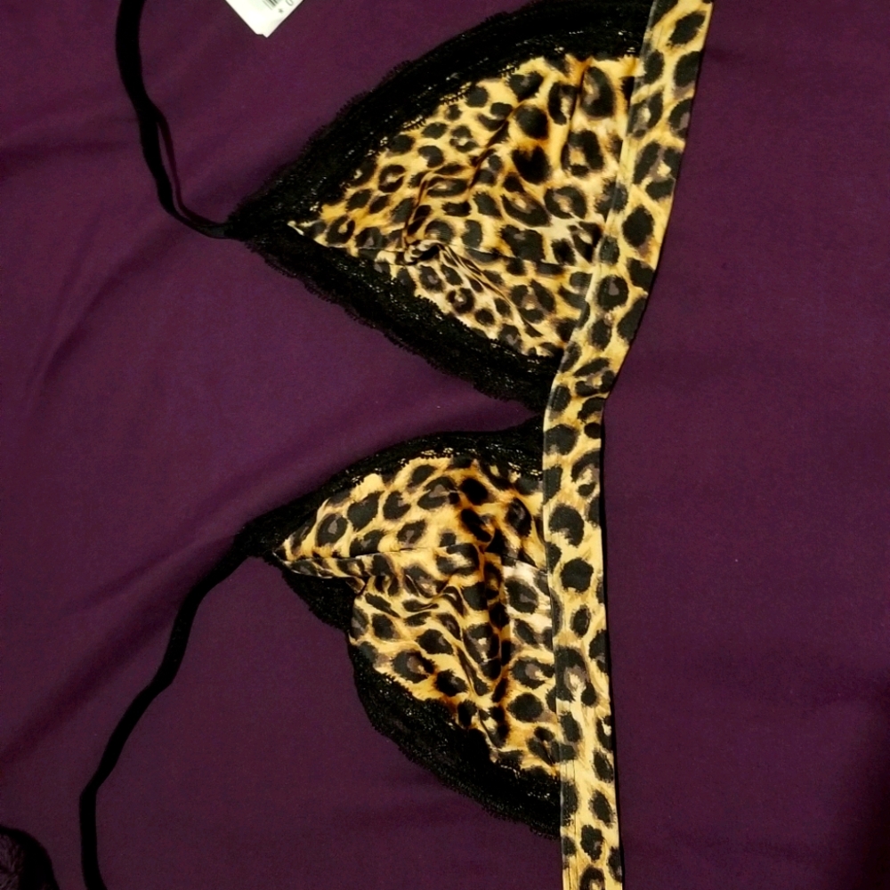 Bralette leopard print